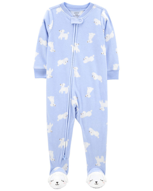 Carter's Baby 1-Piece Poodle Fleece Footie Pyjamas