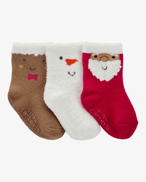 Carter's Baby 3-Pack Christmas Booties