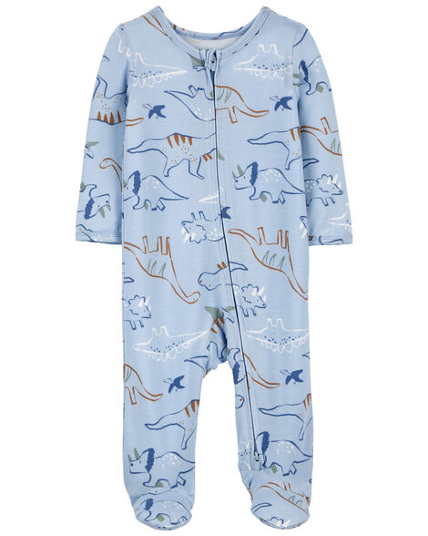 Carter's Baby Dinosaur Zip-Up PurelySoft Sleep & Play