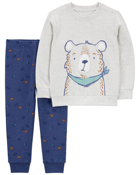 Carter's Baby 2-Piece Bear Tee & Jogger Set