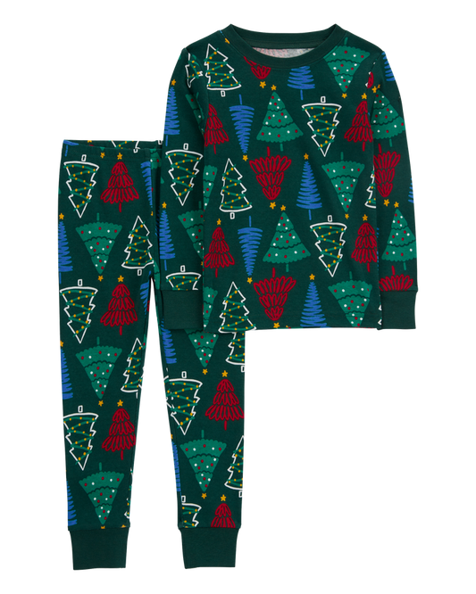 Carter's Baby 2-Piece Christmas Tree 100% Snug Fit Cotton Pajamas