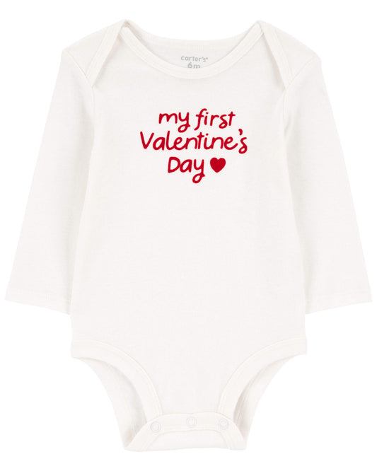 Carter's Baby 2-Piece My First Valentine's Day Bodysuit Pant Set