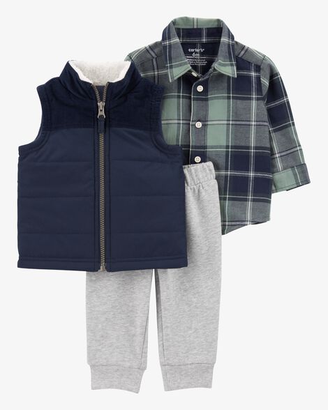 Carter's Baby 3-Piece Little Vest Set