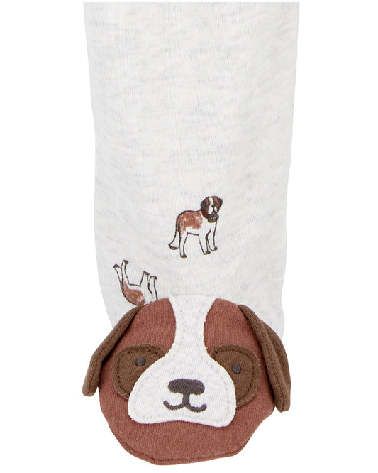 Carter's Baby Dog 2-Way Zip Cotton Sleep & Play