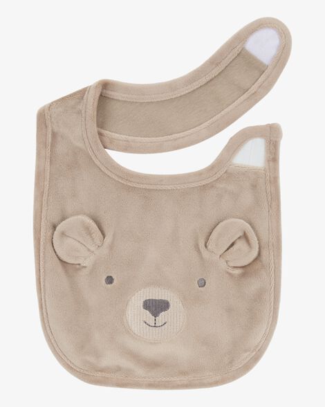 Carter's Baby 3-Piece Bear Booties & Bib Set