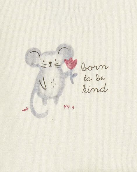 Carter's Baby Girl Dusty Rose 3-Piece Bodysuit Pant Set