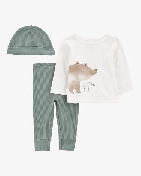 Carter's Baby 3-Piece Bear Little Outfit Set