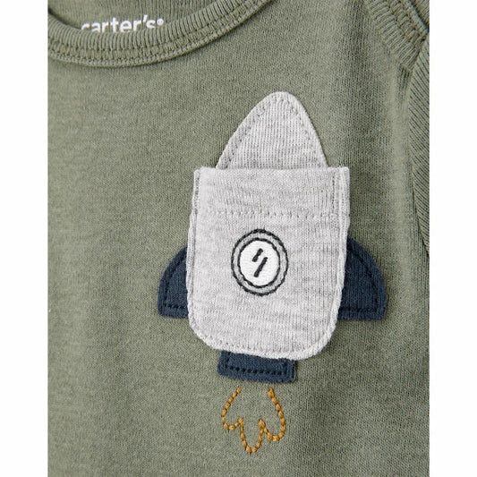 Carter's 5-Pack Short Sleeve Cotton Bodysuits - Baby Boy