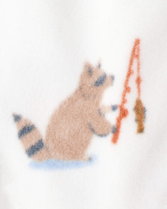 Carter's Baby 1-Piece Woodland Creatures Fleece Footie Pyjamas