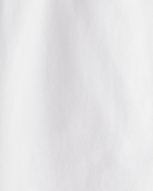 Oshkosh Baby Scalloped Collar Long-Sleeve Bodysuit - White