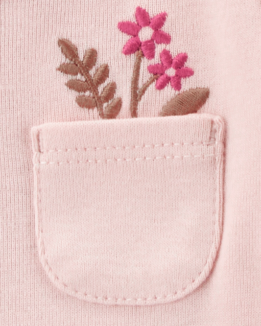 Carter's Baby 4-Pack Long-Sleeve Botanical Bodysuits