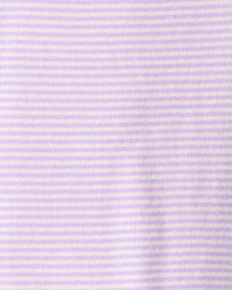 Carter's Baby Girl Space Star Print 100% Cotton Long-Sleeve Snug Fit 4-Piece Pajamas - White/Purple