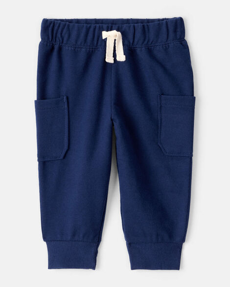 Carter's Baby Boy 2-Piece Sports Long-Sleeve Bodysuit & Pant Set - Grey