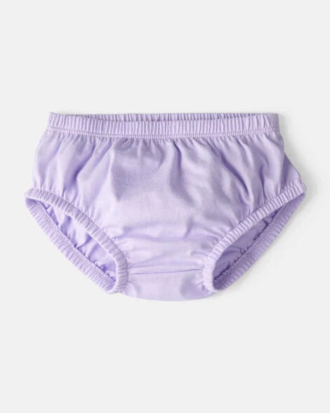 Carter's Baby Girl Bow Print Tulle Cotton Dress - Purple