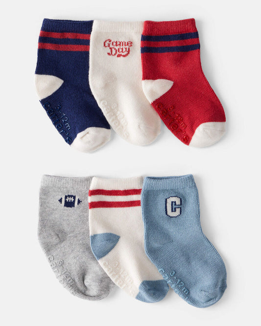 Carter's Baby Boy 6-Pack Ankle Socks