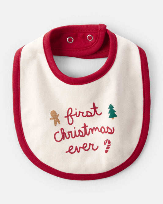 Carter's Baby "My First Christmas Ever" Holiday Bib