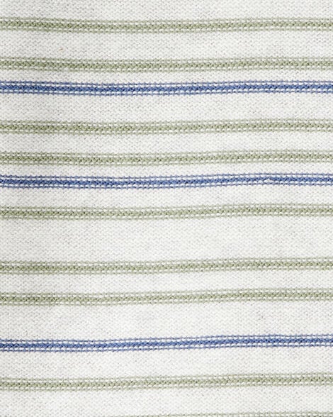 Oshkosh Baby Boy Long-Sleeve Stripe Fashion Top - Grey
