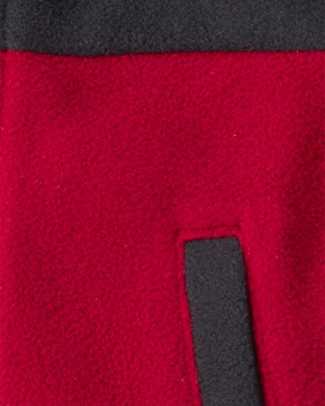 Carter's Baby Boy 3-Piece Christmas Tree & Truck Print Vest, Bodysuit & Pant Set - Red/Black/Grey