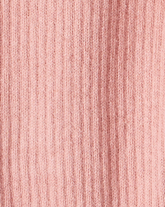 Carter's Baby Girl 3-Piece Cotton Tee & Pant Set - Pink