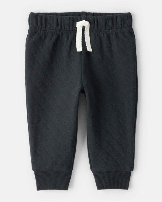 Carter's Baby Boy 2-Piece Train Hooded Bodysuit & Pant Set - Red/Black