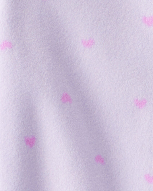 Carter's Baby Girl Koala & Heart Loose Fit 1-Piece Pyjamas - Purple