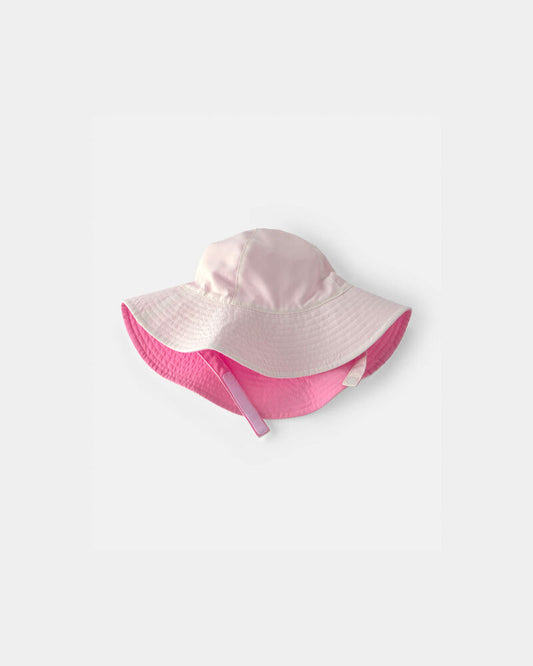 Carter's Baby Girl Reversible Swim Hat - Pink/White