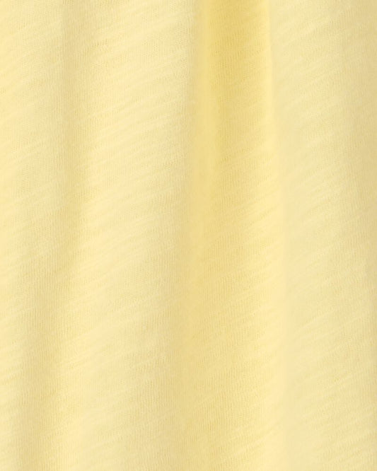 Carter's Baby Girl Ruffle Eyelet Sleeveless Romper - Yellow