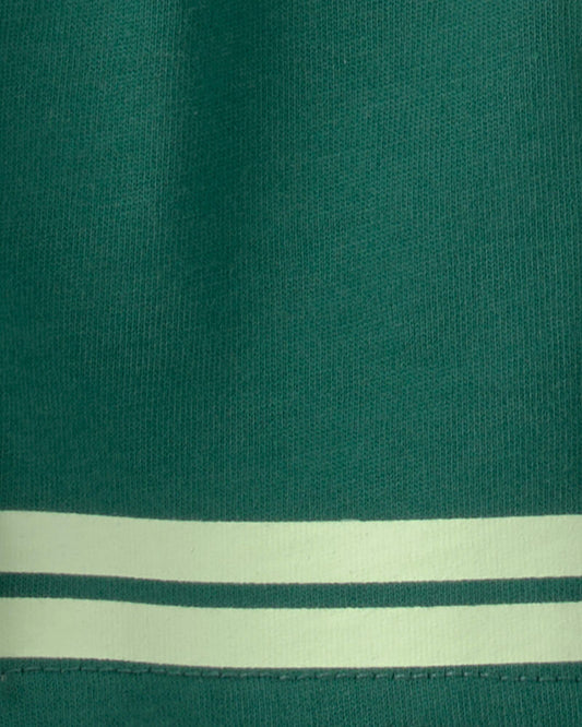 Carter's Baby Boy 2-Piece Goal Striped Short-Sleeve Bodysuit & Short Set - Green