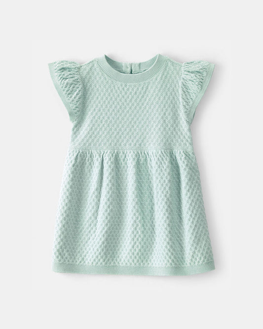Carter's Baby Girl Sweater Dress - Green
