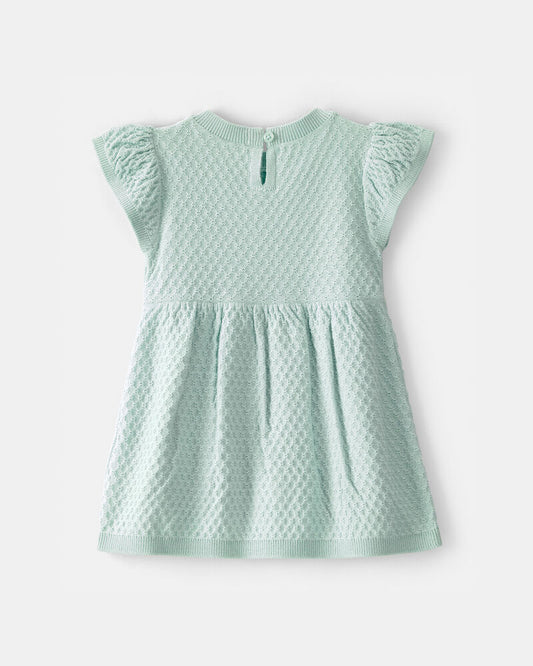 Carter's Baby Girl Sweater Dress - Green
