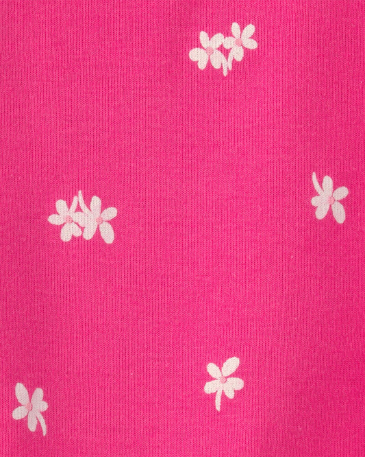 Carter's Baby Girl Floral Sleeveless Romper - Pink