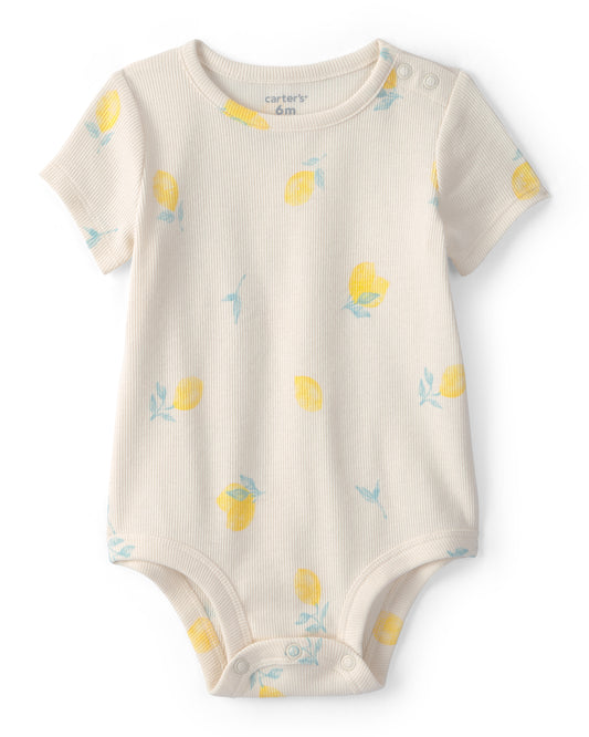 Carter's Baby Lemon Graphic Bodysuit with French Terry Shorts