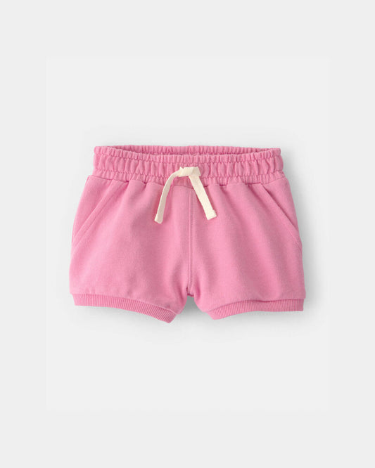 Carter's Baby Girl French Terry Shorts - Pink