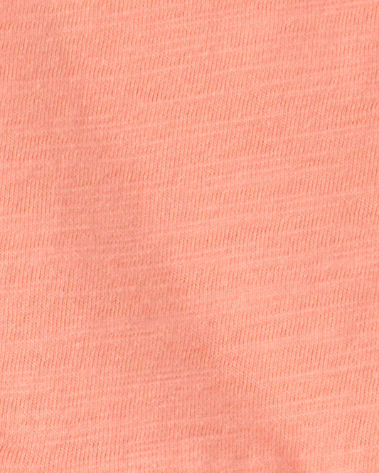 Carter's Baby Girl 2-Pack Beach Print Cotton Bubble Rompers - Orange/Ivory