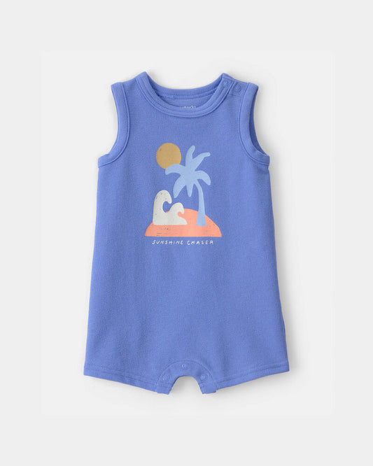 Carter's Baby 'Sunshine Chaser' Sleeveless Romper - Blue