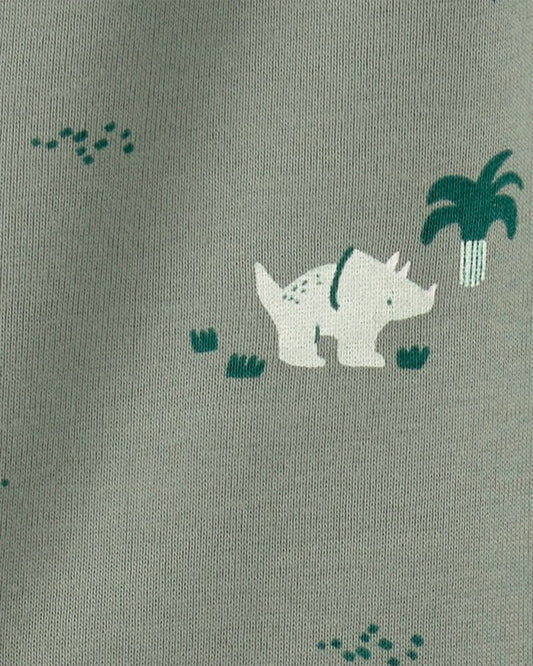 Carter's Baby Boy 3-Piece Dinosaur Bodysuits & Pant Set - Green