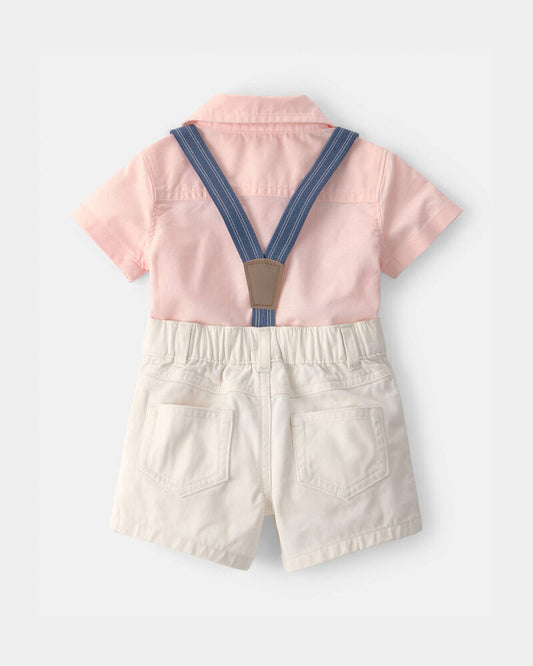 Carter's Baby Boy 2-Piece Dress-Me-Up Set - Pink
