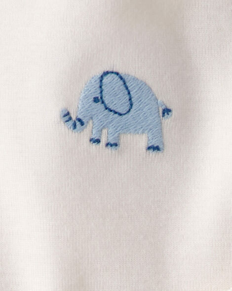 Carter's Baby Boy 5-Pack Animals Multipack Bodysuits - Ivory/Tan