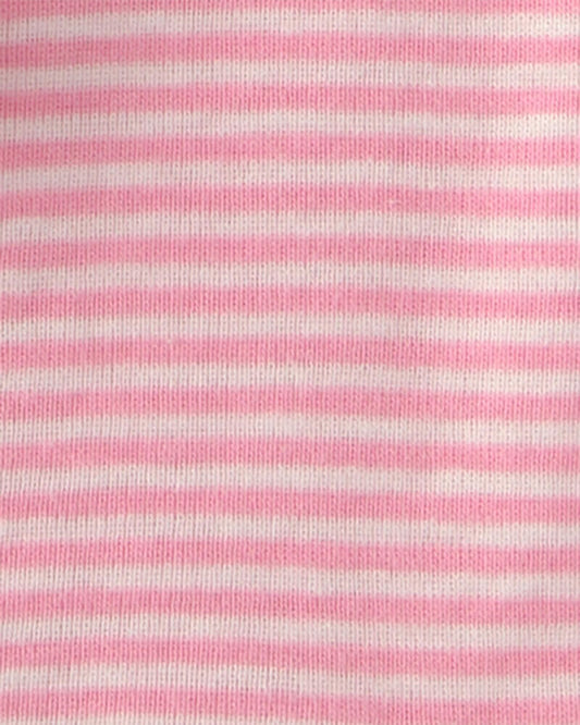 Carter's Baby Girl Ice Cream 100% Cotton Short-Sleeve Snug Fit 4-Piece Pyjama Set - Pink/Ivory