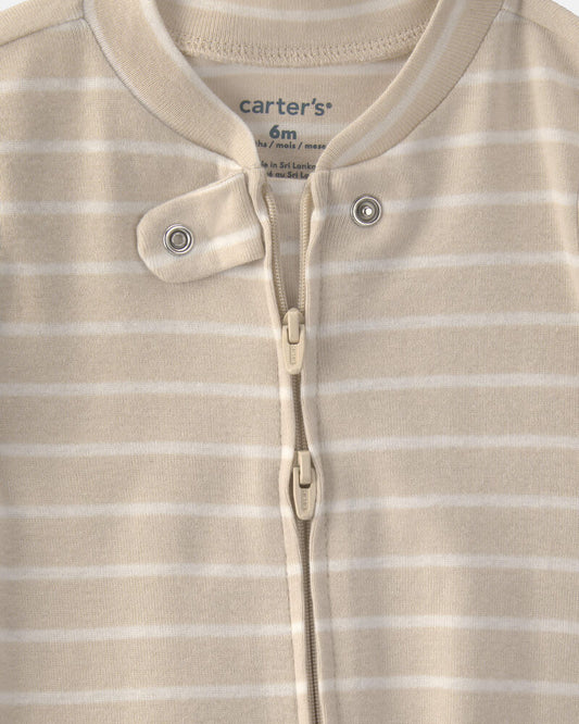 Carter's Baby Boy 2-Pack Sports Sleeper - White/Brown