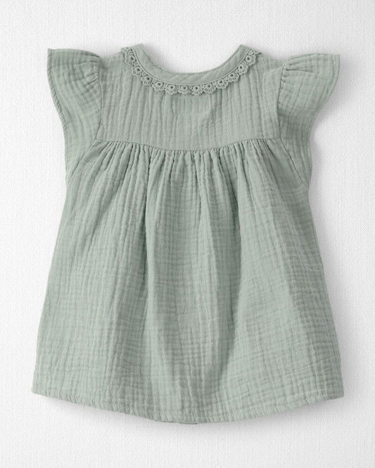Baby Girl Organic Cotton Gauze Dress