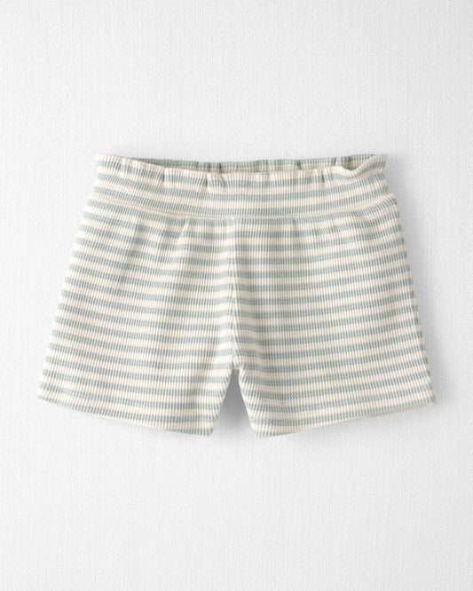 Baby Girl 2-Piece Organic Cotton Waffle Knit Set