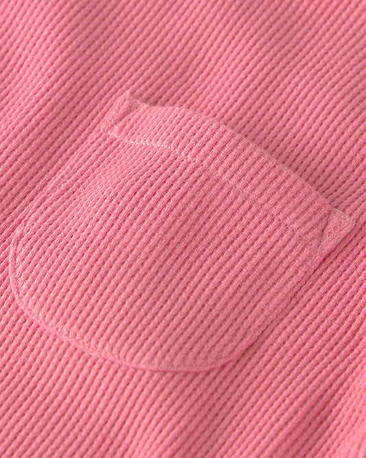 Baby Girl 2-Piece Organic Cotton Shorts Set in Peony