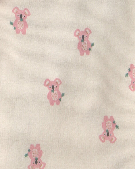 Carter's Baby Girl 5-Pack Bunny Multipack Bodysuits - Pink/Ivory