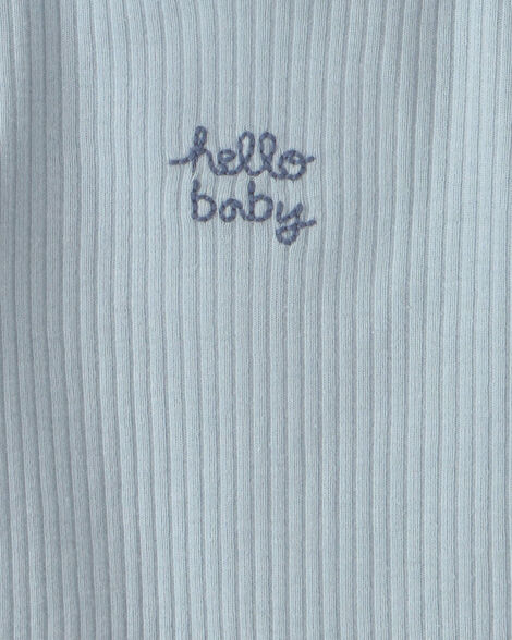 Carter's Baby 5-Pack Whale Multipack Bodysuits - Blue/Ivory