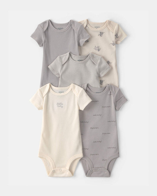 Carter's Baby 5-Pack Elephant Multipack Bodysuits
