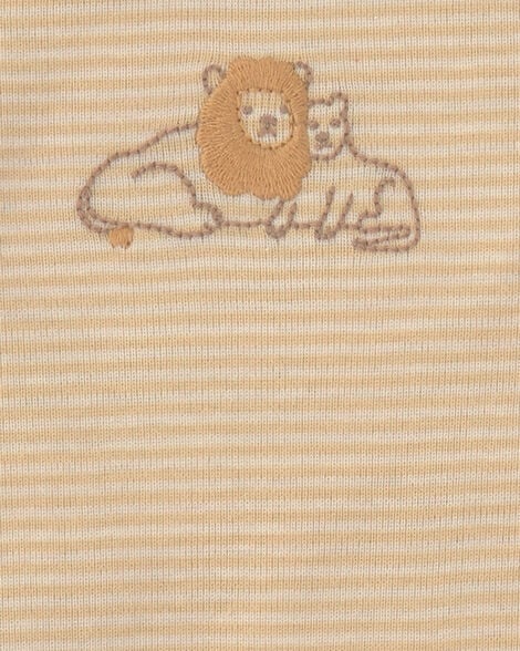 Carter's Baby 3-Piece Lion Bodysuit & Pant Set - Yellow/Ivory