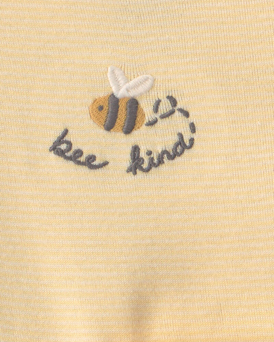 Carter's Baby Girl 3-Piece Bee Bodysuit & Pant Set - Yellow/Ivory