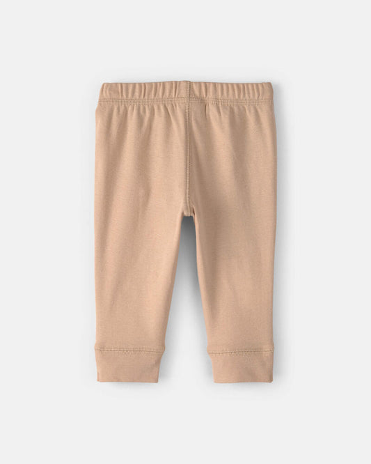 Carter's Baby 4-Pack Pull-On Pants - Grey/Ivory/Tan