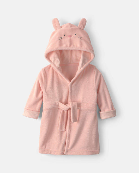Carter's Baby Girl Bunny Terry Robe - Pink